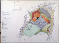 835963 Afbeelding van een bestemmingsplan voor de Wijk Rijnsweerd - Zuid te Utrecht.